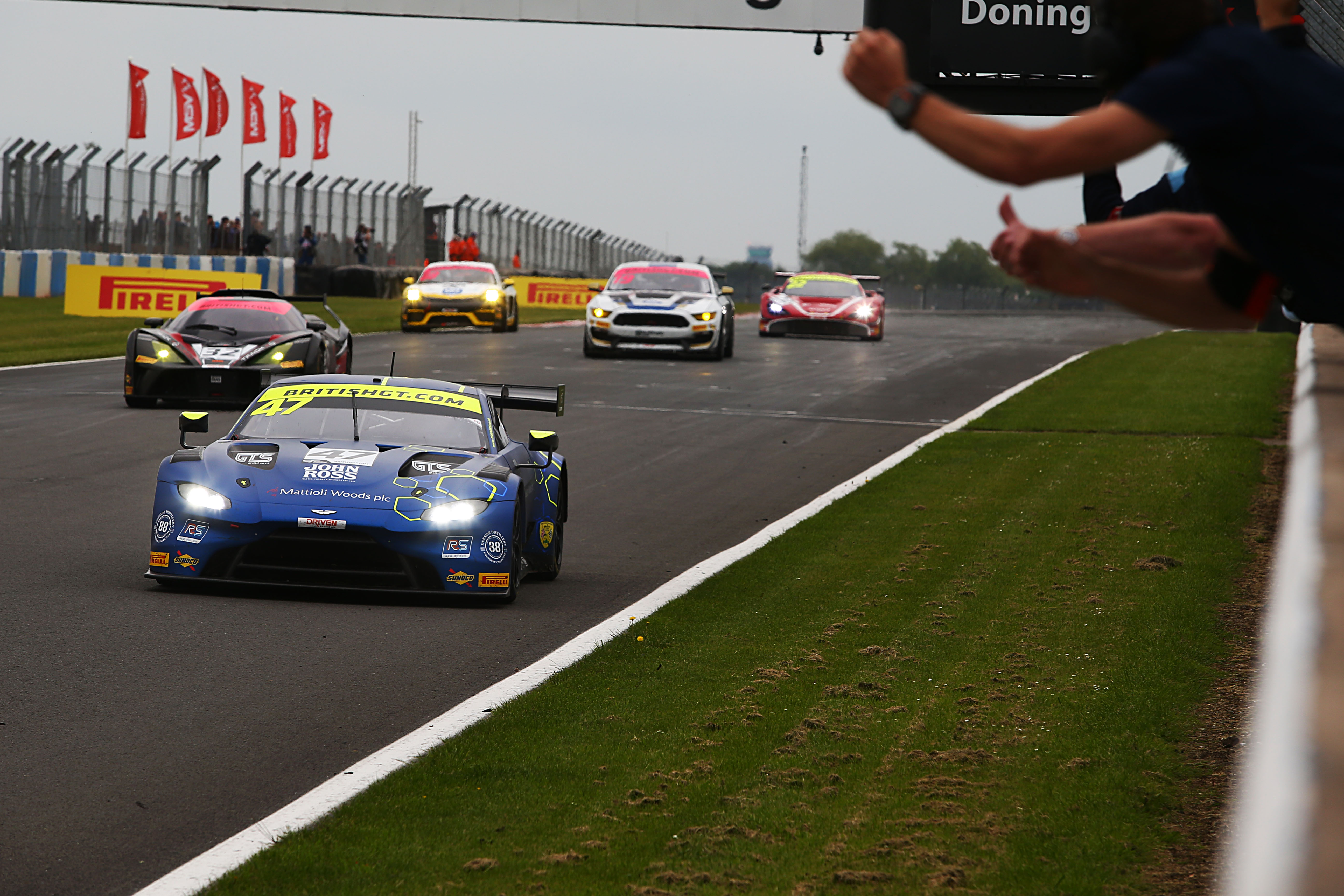 TF Sport / Davidson / Adam Win At Donington. Mustang Takes GT4 Victory. (23.06.19)