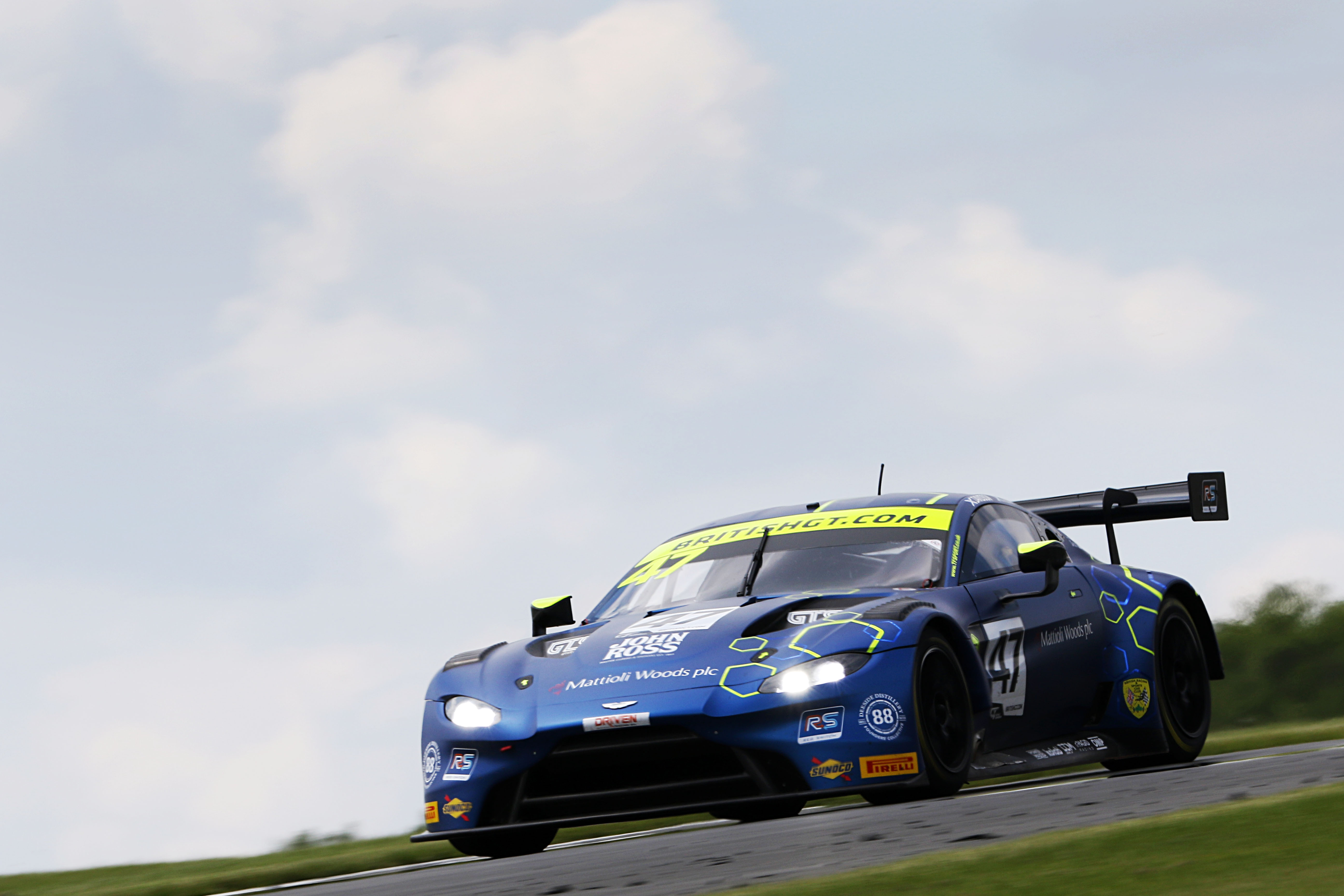 Davidson and Adam Put #47 TF Sport Aston Martin On Pole At Donington. (22.06.19)