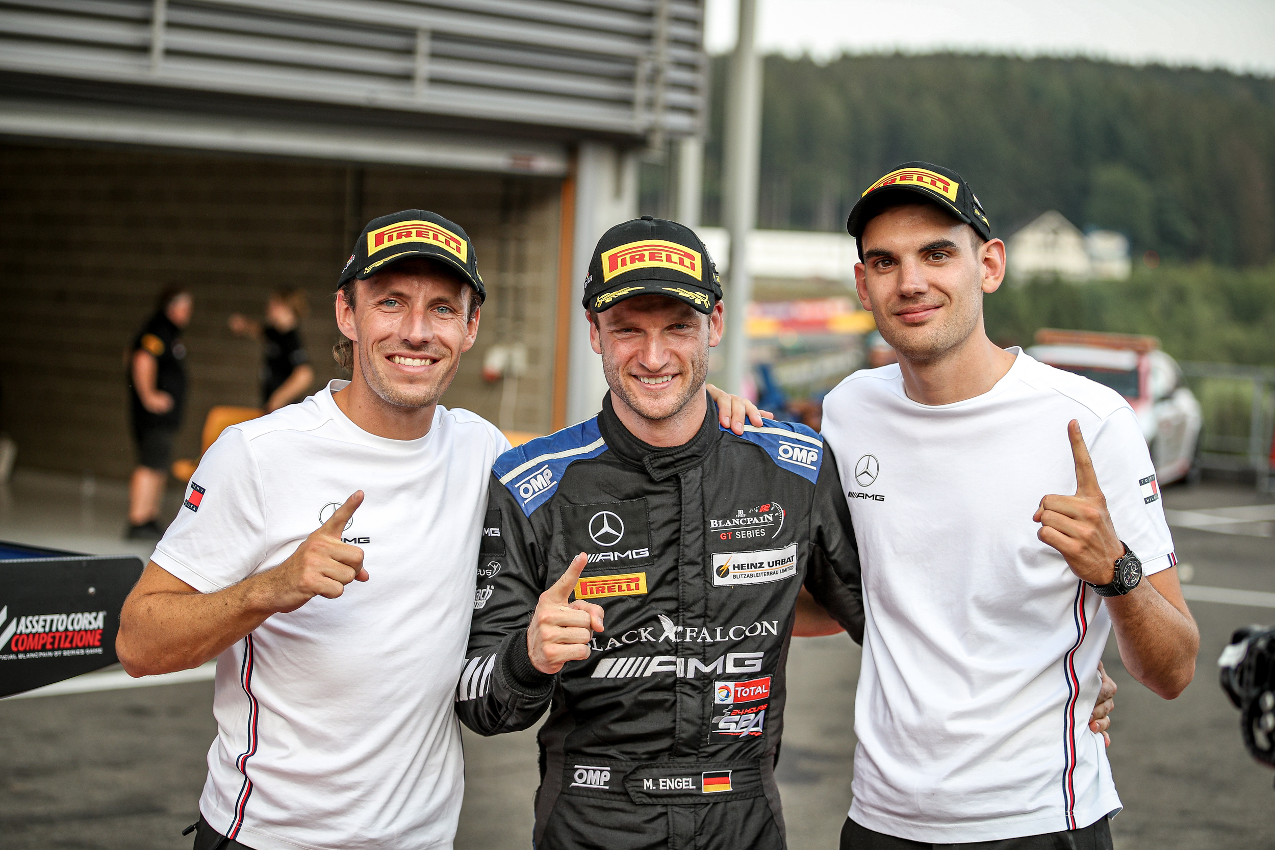 Engel Puts BLACK FALCON On Pole For Spa 24. (26.07.19)