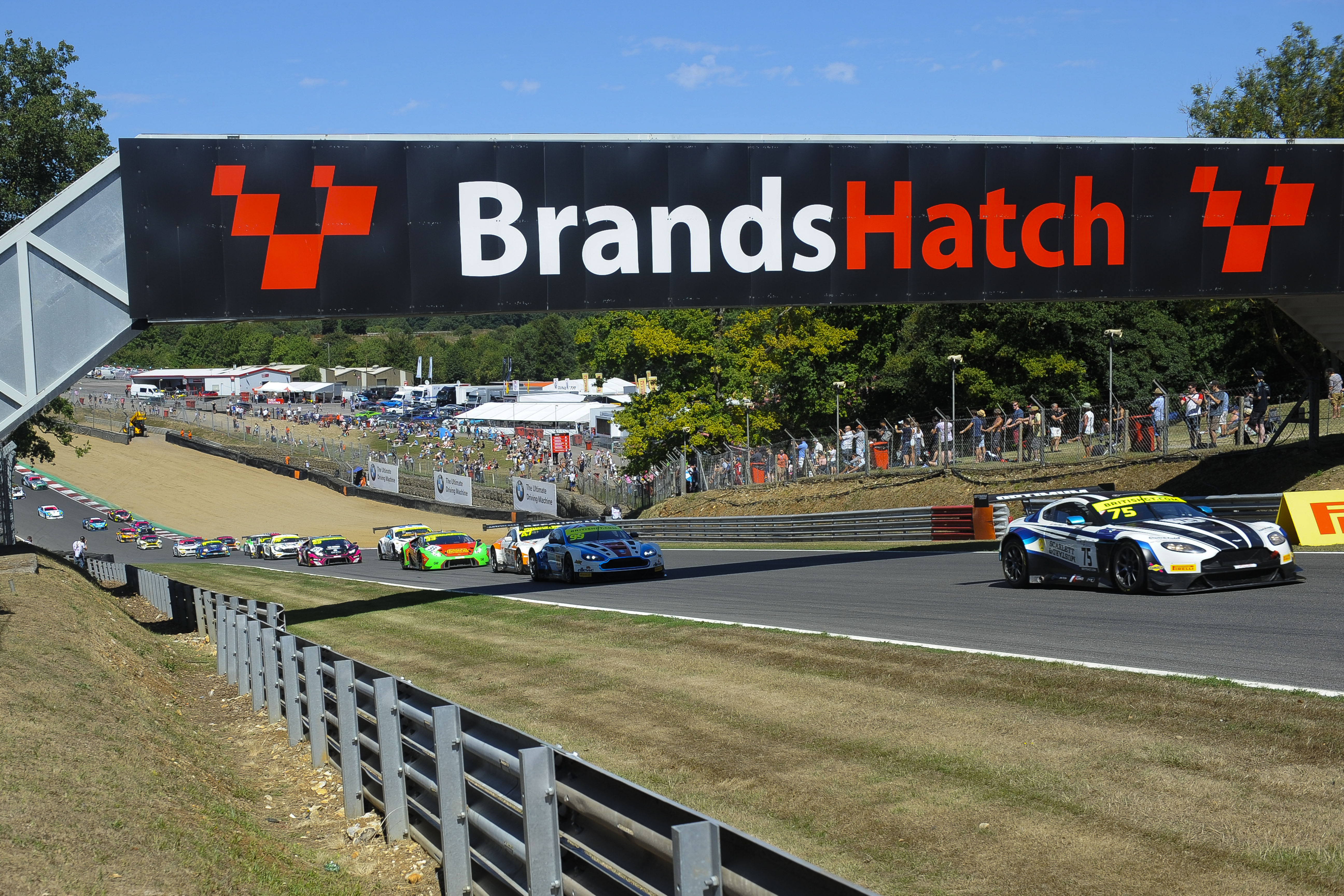 British GT Championship Visits Brands Hatch With Close Battles In Both Classes. (01.08.19)