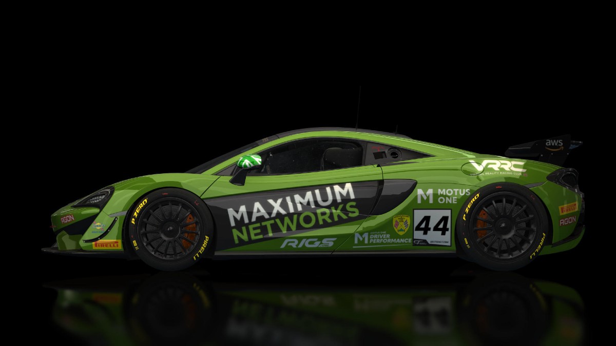 Maximum Networks with Motus One enters British GT with Lines and Powell