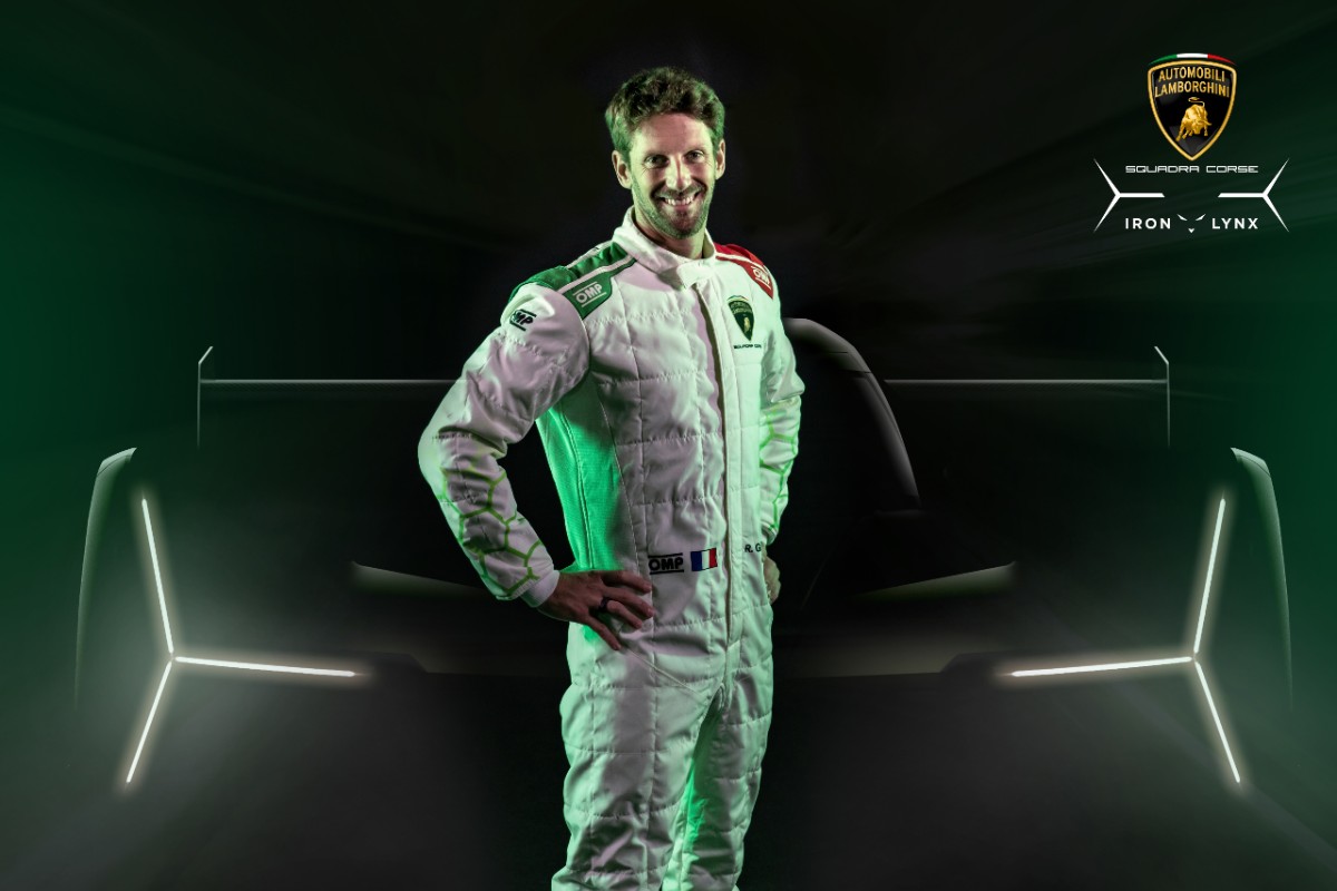 Romain Grosjean Joins Iron Lynx as Lamborghini Factory Driver