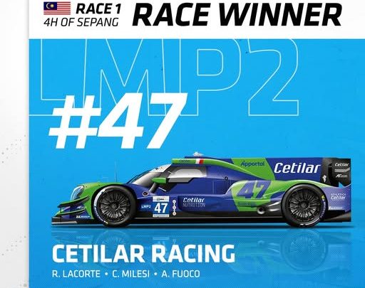 Cetilar Racing Wins Race 1 at ALMS in Sepang