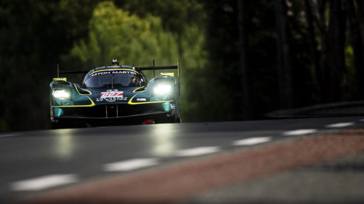 Aston Martin Valkyrie Flexes Muscle on Le Mans Test Day