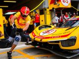 #83 AF Corse Ferrari Crew Wins Le Mans Pit Stop